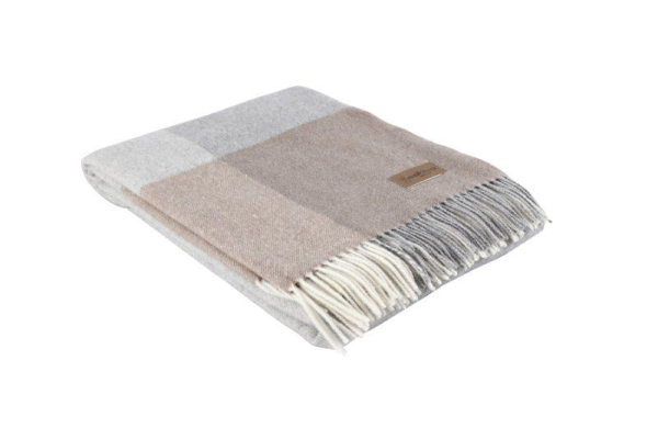 Eskimo Princesse Minerva Decke (130x180cm) mit Kaschmir & Merinowolle - Fango