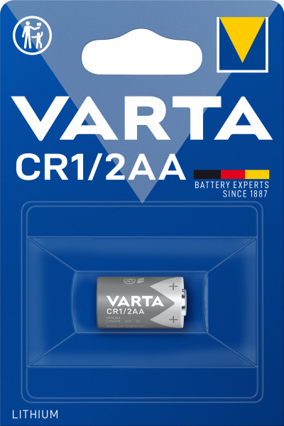 Varta Lithium, CR1/2 AA - 1 Batterie (IEC CR14250)
