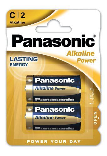 Panasonic Alkaline Power, C - 2 Batterien