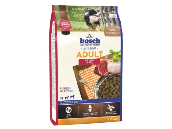 Bosch Lamm & Reis, Adult (3 kg) - Trockenfutter