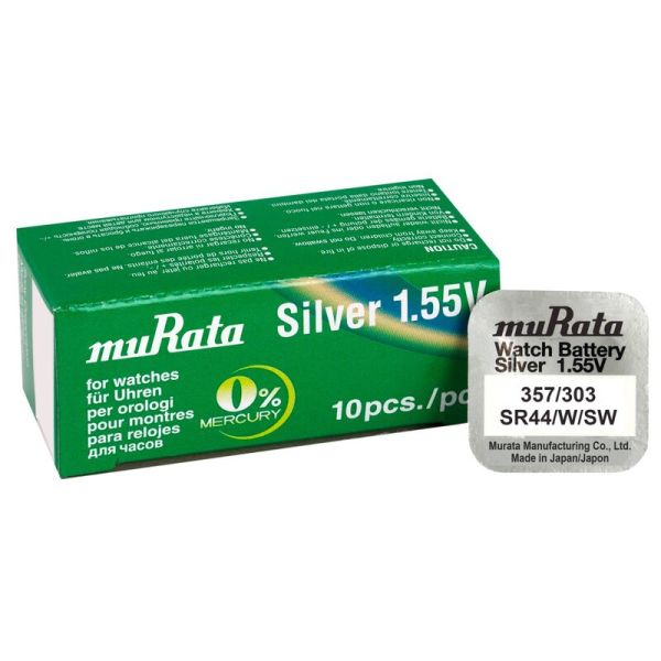 Murata 357/303 (SR44W/SW) - 10 Knopfzellen