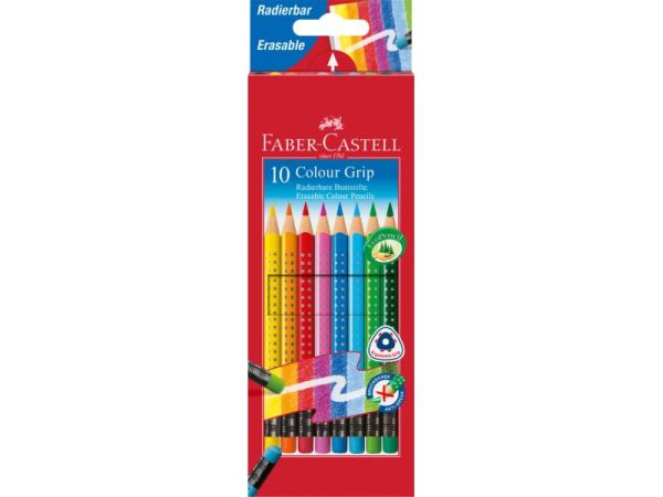 Faber-Castell Colour Grip, Radierbar - Farbstifte