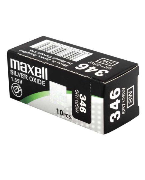 Maxell 346 / SR712SW - 10 Knopfzellen