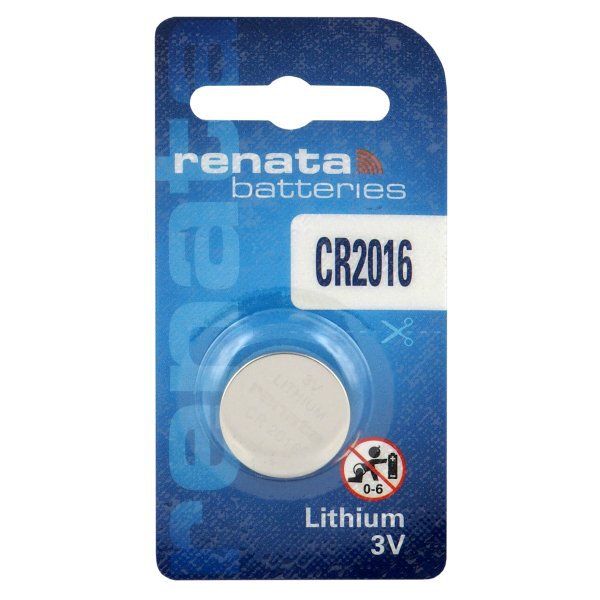 Renata CR2016 - Knopfzellen Batterie (Swiss Made).