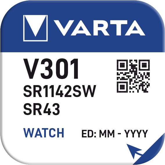 Varta V301 / SR43SW - Uhrenbatterie