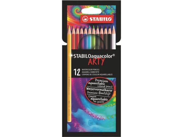 STABILO Aquacolor Arty, Aquarell - Farbstifte
