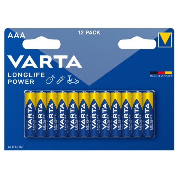 Varta Longlife Power, AAA - 12 Batterien
