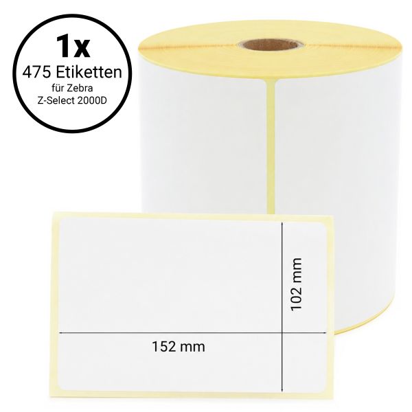 Audisana Z-Select 2000D Thermodirekt (800264-605) 102 x 152 mm - 475 Etiketten