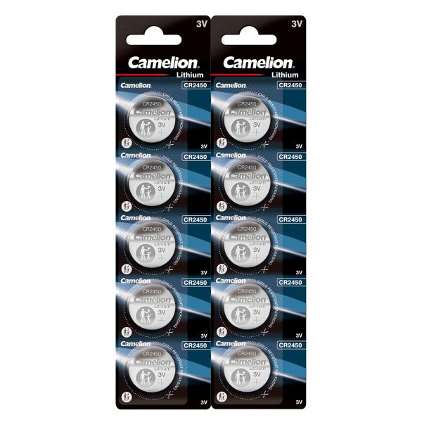 Camelion CR2450 Lithium - 10 Stück Batterien