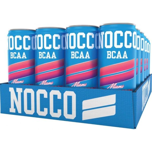 NOCCO BCAA 24x330ml (Miami Strawberry)