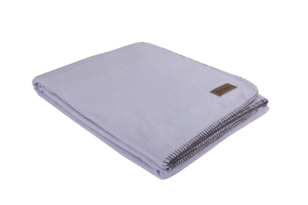 Eskimo Edelvelours Decke - Flieder