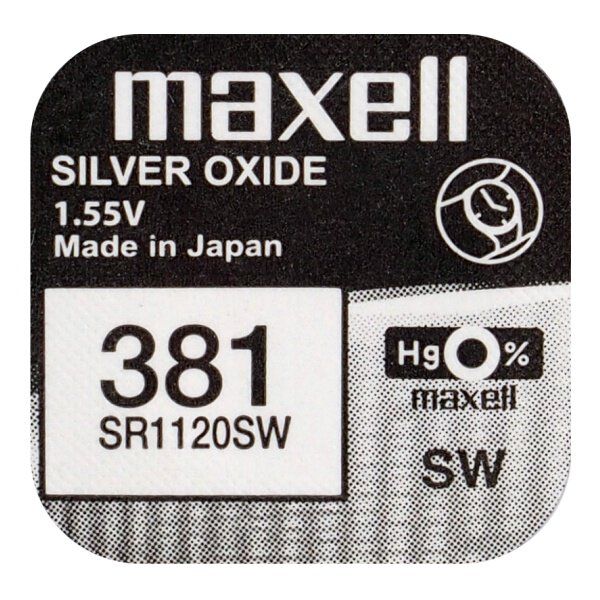 Maxell 381 / SR1120SW - Knopfzelle