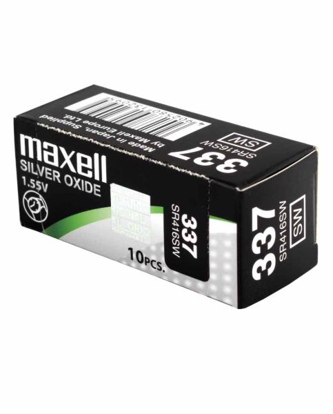 Maxell 337 / SR416SW - 10 Knopfzellen