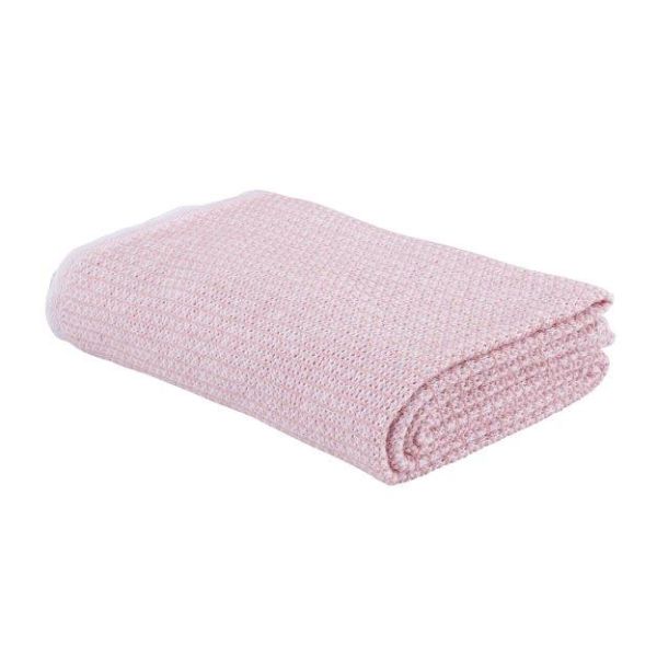 Eskimo Ascona Sommer-Decke (150x210cm) - Weiss/Rose
