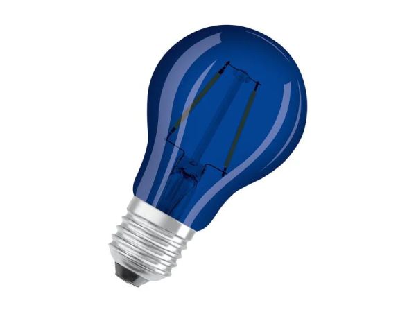 Osram Star Décor Classic A 15 W, Blau (Blue) - LED Lampe