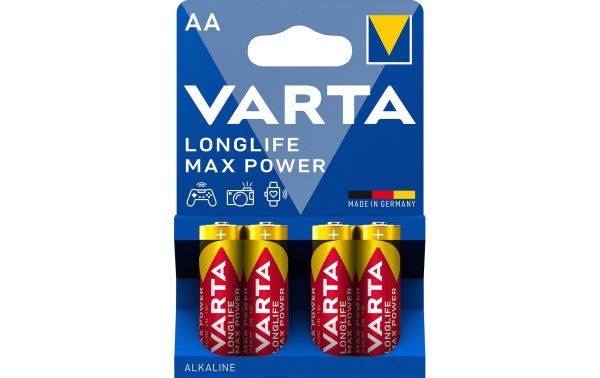 Varta Longlife Max Power, AA - 4 Batterien