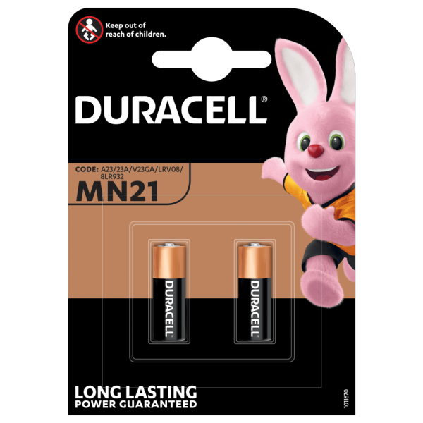 Duracell MN21 (A23/23A) - 2 Batterien (12 Volt Alkali