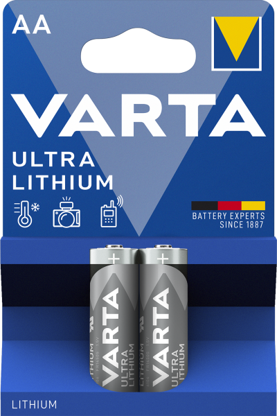 Varta Ultra Lithium, AA - 2 Batterien