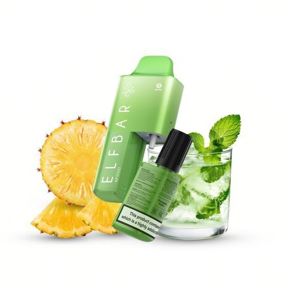 Elfbar AF5000, Pineapple Mojito - Vape