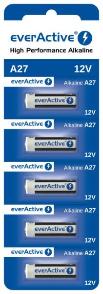everActive A27 (L828) - 5 Stabbatterien (12 Volt, 25mAh)
