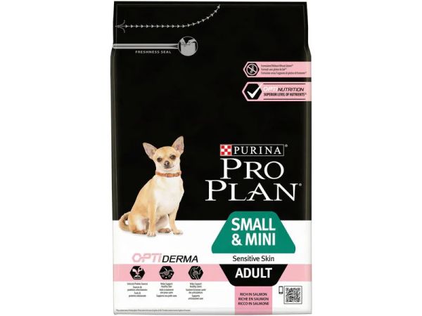 Purina Pro Plan Sensitive Skin Small, Adult (3 kg) - Trockenfutter