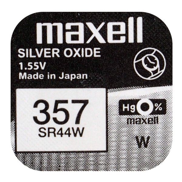 Maxell 357 / SR44W - Knopfzelle