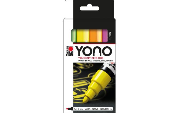 Marabu Acrylmarker YONO Set Neon