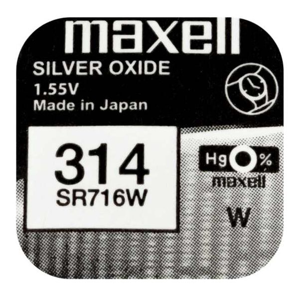 Maxell 314 / SR716W - Knopfzelle