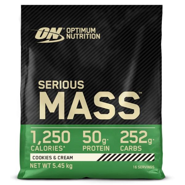 Optimum Nutrition Serious Mass (Cookies and Cream) - 5.45 Kilogramm