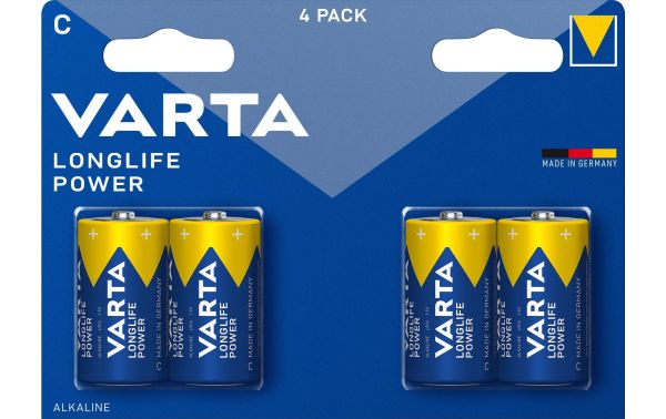 Varta Longlife Power C, 1.5V - 4 Batterien