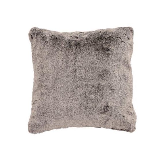 Eskimo Kissen «Koala» 45x45cm - Webpelz (Kunstpelz) Braun