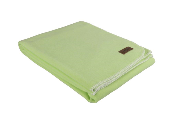 Eskimo Edelvelours Decke - Pistazie