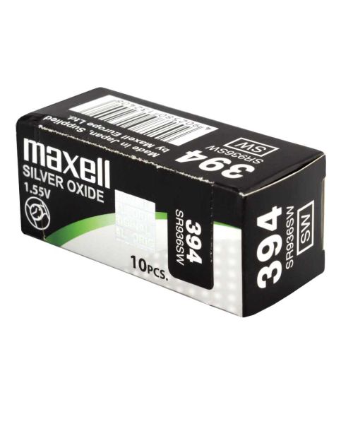 Maxell 394 / SR936SW - 10 Knopfzellen