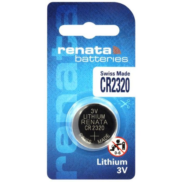 Renata CR2320 - Knopfzellen Batterie (Swiss Made).