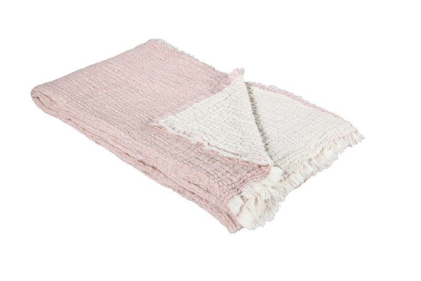 Eskimo Artemis Decke (140x200cm, 100% Baumwolle) - Rose (Rosa)