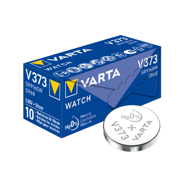 Varta V373 / SR916SW - 10 Knopfzellen