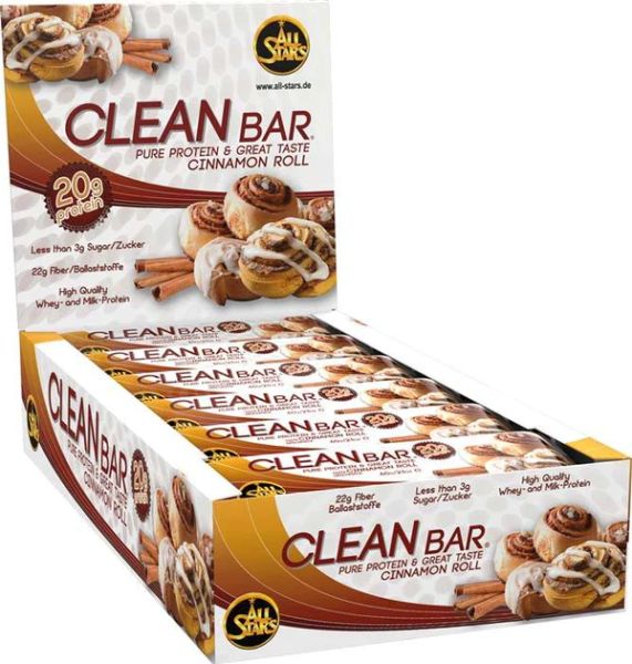 All Stars Clean Bar 18x60g (Cinnamon Roll)
