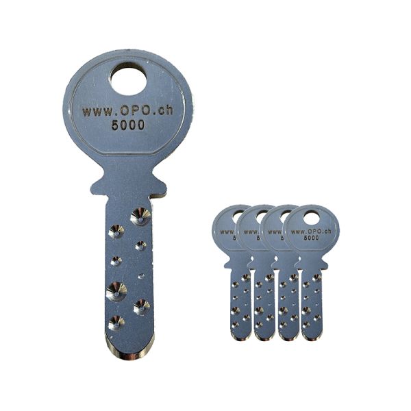 OPO 5000 Zylinderschlüssel (5er Set)