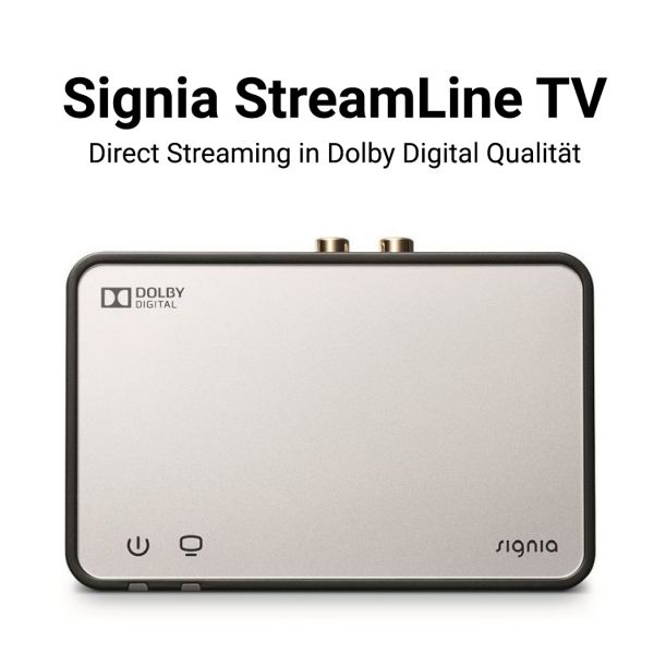 Signia StreamLine TV mit Direct Streaming in Dolby Digital Qualität