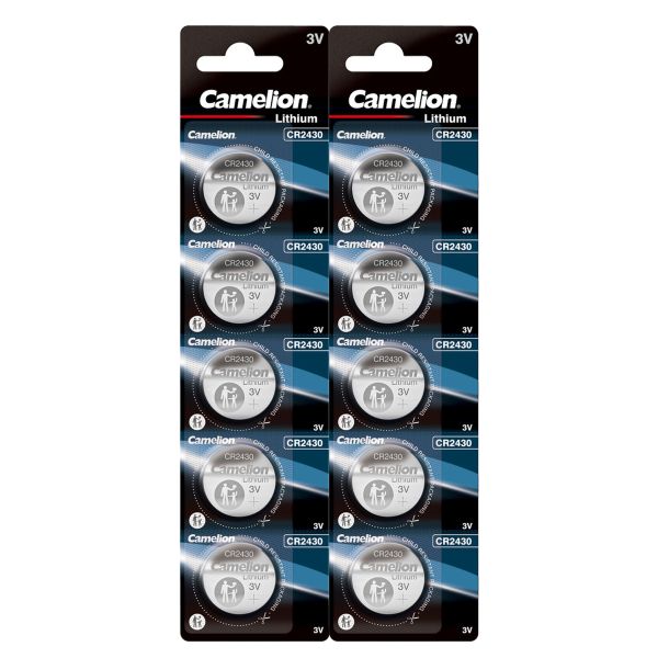 Camelion CR2430 Lithium - 10 Stück Batterien