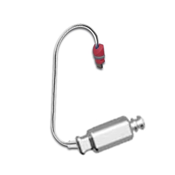 Signia miniReceiver 3.0 «Typ P» - Hörgeräte Ersatz-Lautsprecher Power Länge 0 bis 4 - Rechts (Rot)