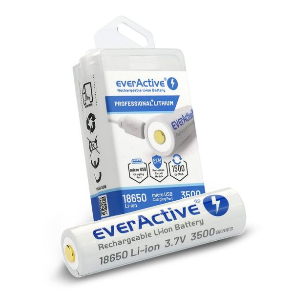 everActive 18650, 3500 mAh (Li-Ion) - Akku