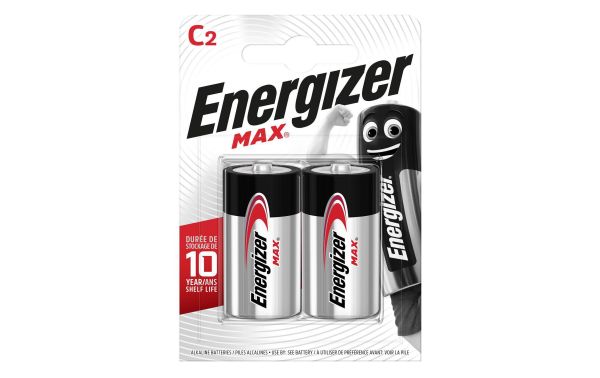 Energizer Max, C - 2 Batterien