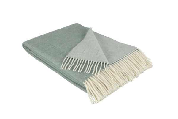 Eskimo Verona Decke 150x200cm - Zweifarbig Salbei (Grün)