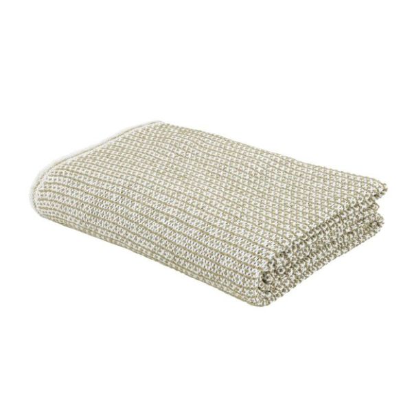 Eskimo Ascona Sommer-Decke (150x210cm) - Weiss/Olive