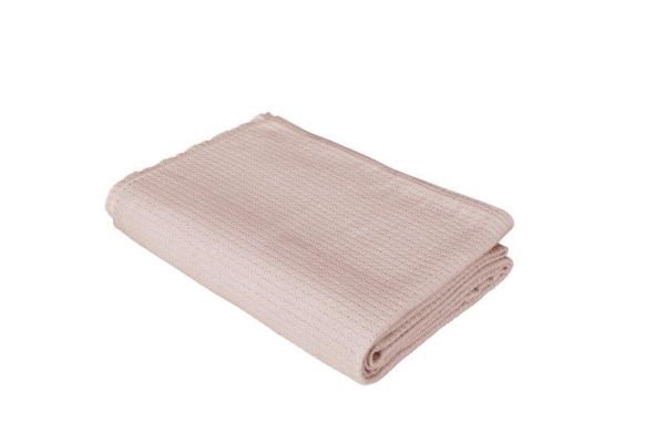 Eskimo Relax Häckeldecke in Rose (rosa) - 100% Baumwolle