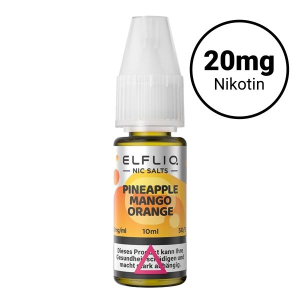 Elfbar Elfliq Nic Salts 20mg - Pineapple Mango Orange