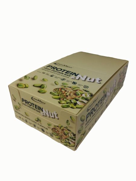 Ironmaxx Protein&Nuts 18x45g (Pistachio-White Choc)