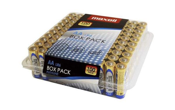 Maxell AA-Batterie, 100 Box