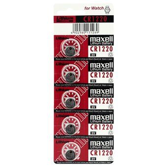 Maxell CR1220 (Lithium) - 5 Knopfzelle